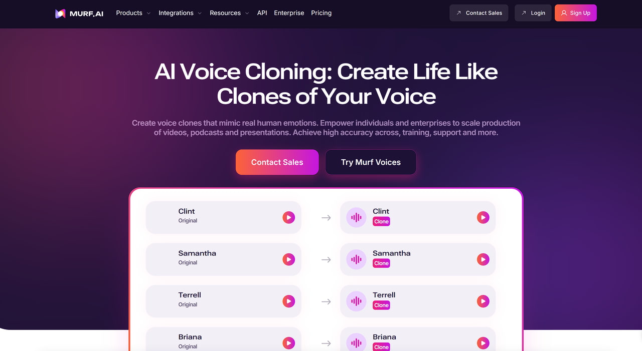 Best Voice Cloning Tools - Murf AI