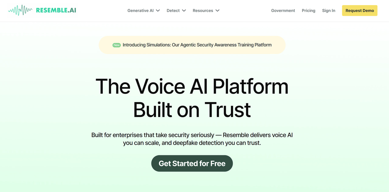 Best Voice Cloning Tools - Resemble AI