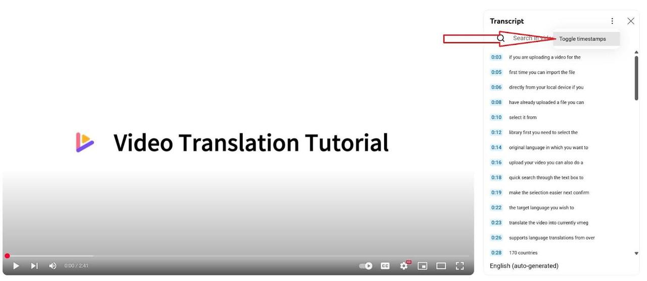 Save Subtitles without Timestamps