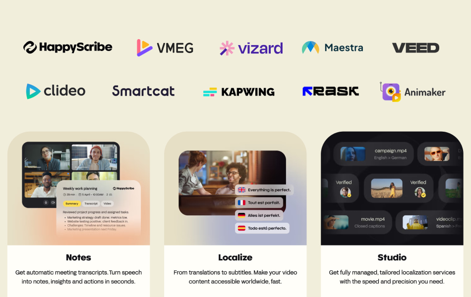10 Best Happyscribe Alternatives