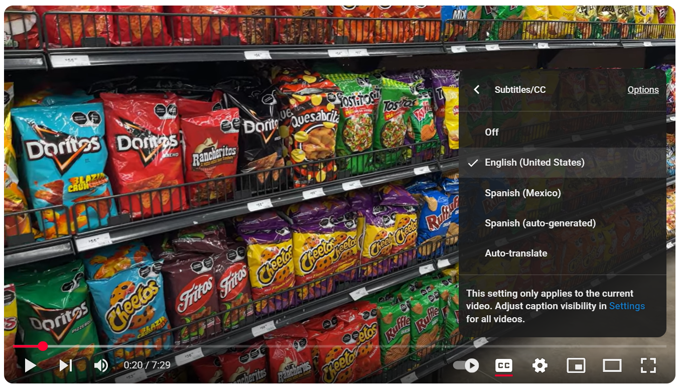 youtube cc