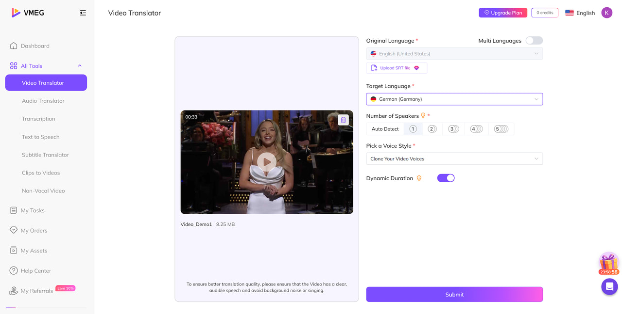 VMEG AI Dashboard