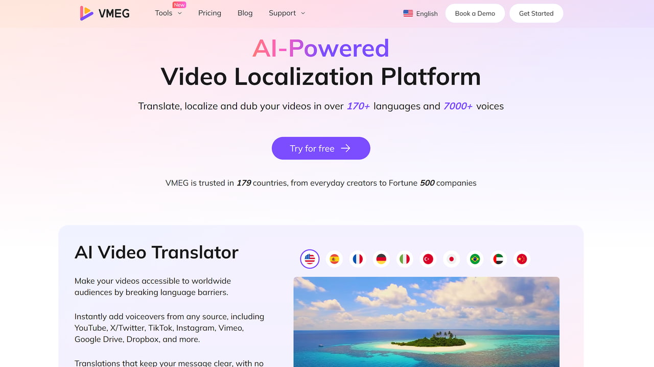VMEG AI Official Website