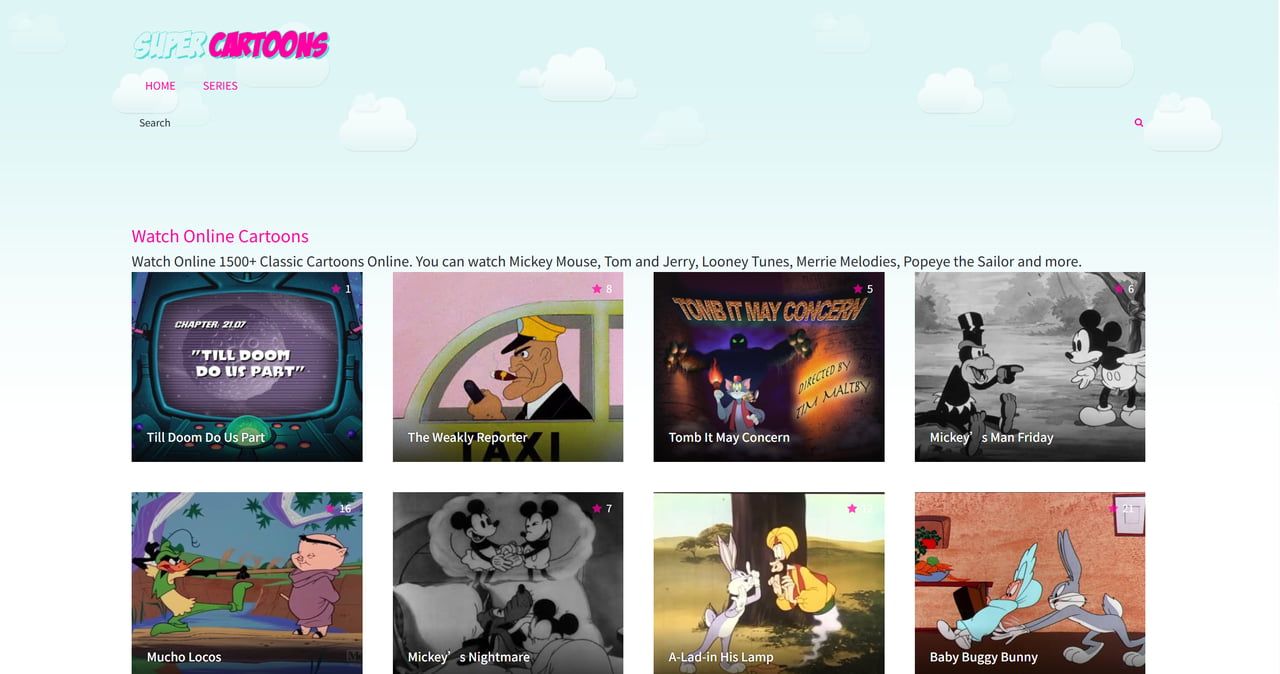 Top KissCartoon Alternatives: SuperCartoons