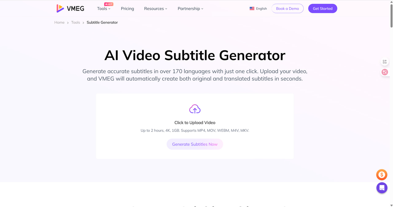 Launch Video Subtitle Generator Online