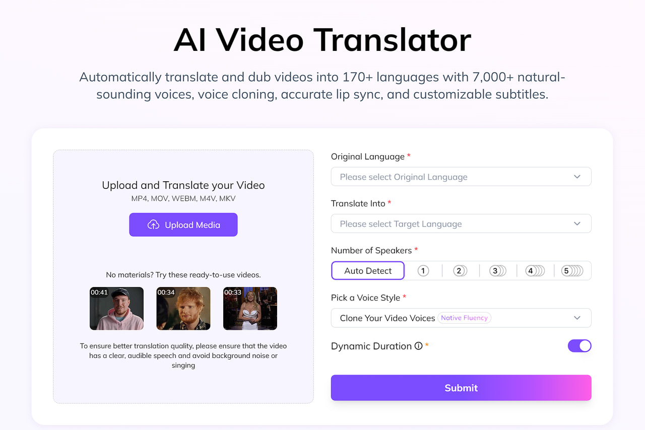 How to Translate a Movie via VMEG AI