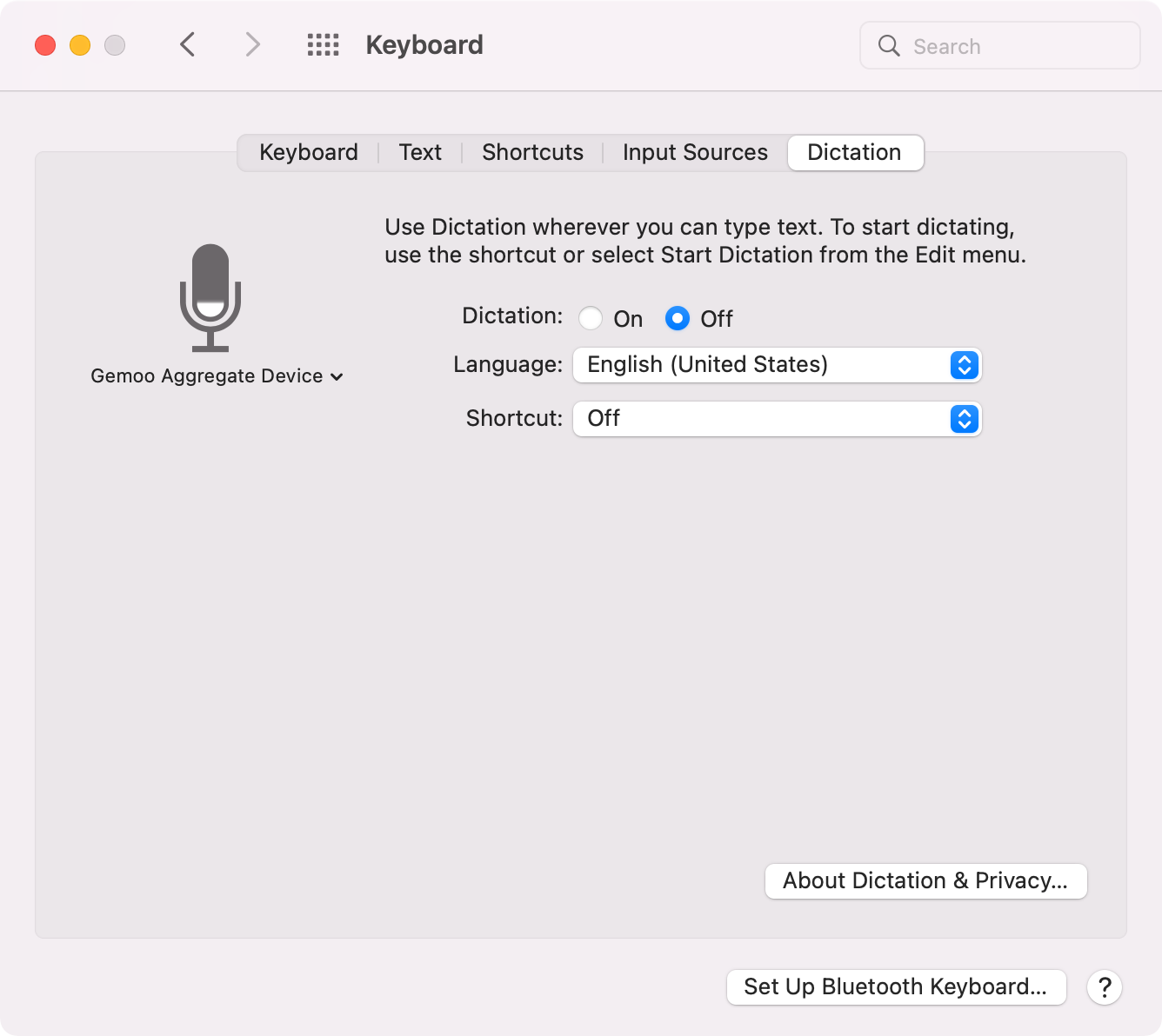 mac setting keyboard