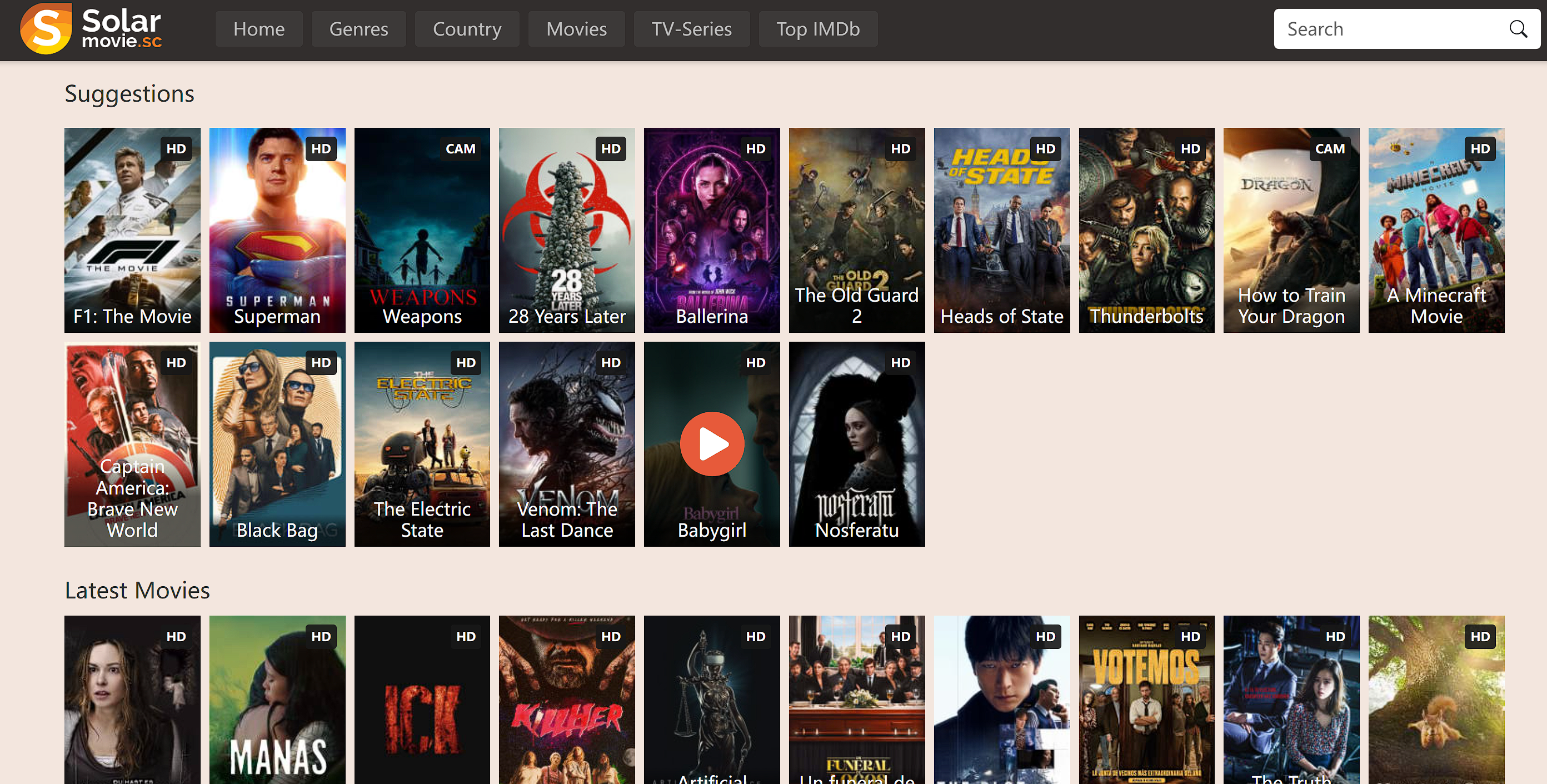 Best MoviesJoy Alternatives - SolarMovie