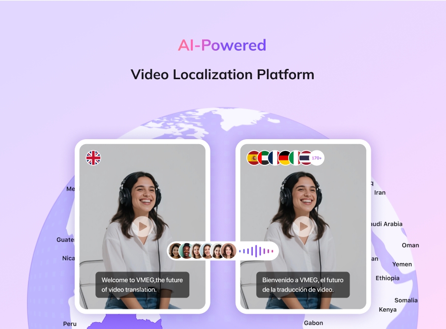 AI Video Localization Platform - VMEG AI