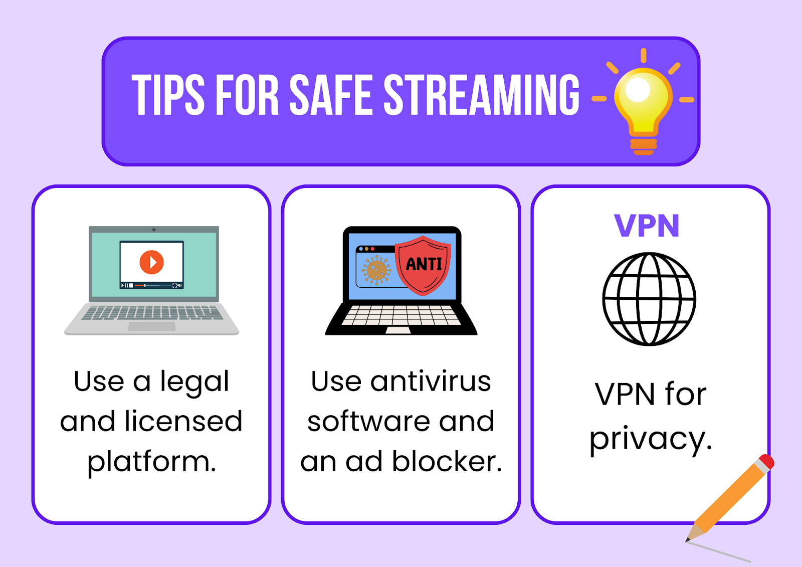 tips for safe streaming