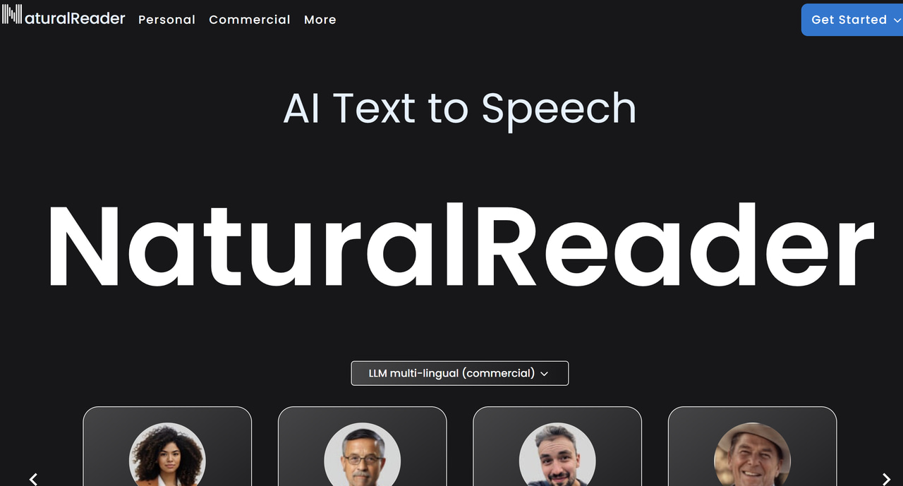 NaturalReader Homepage