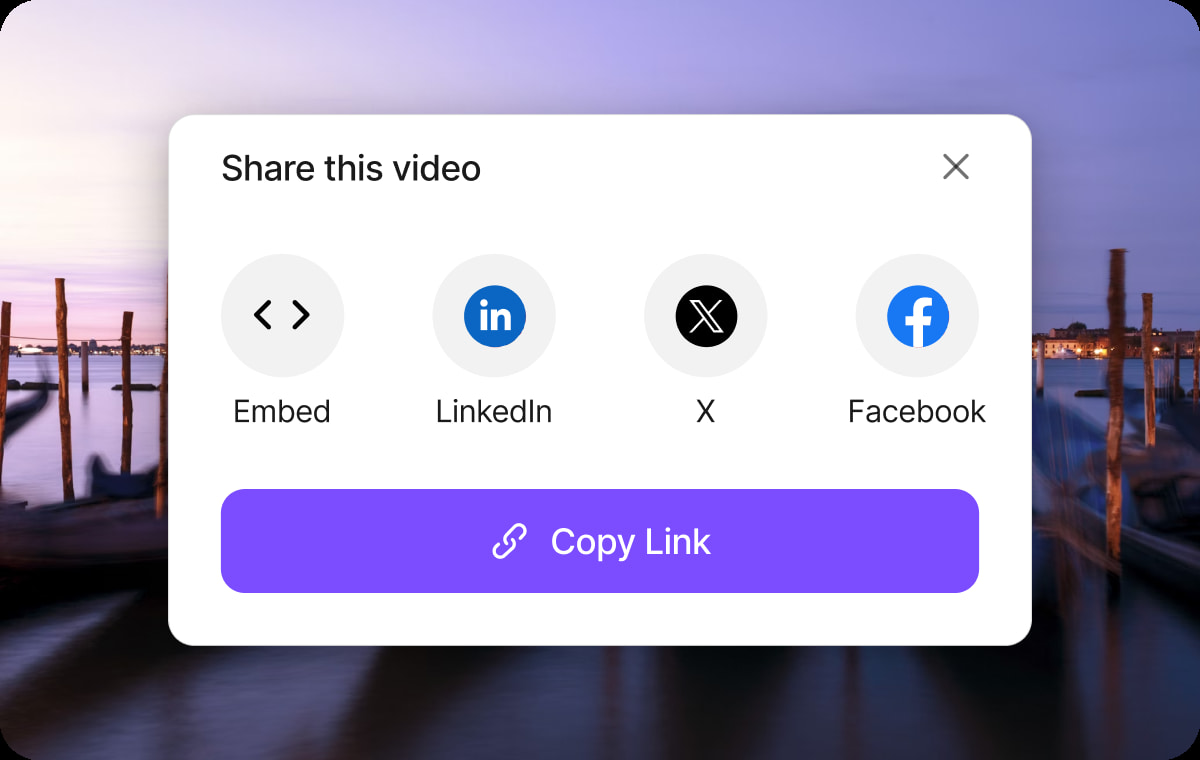 blog video to link generator