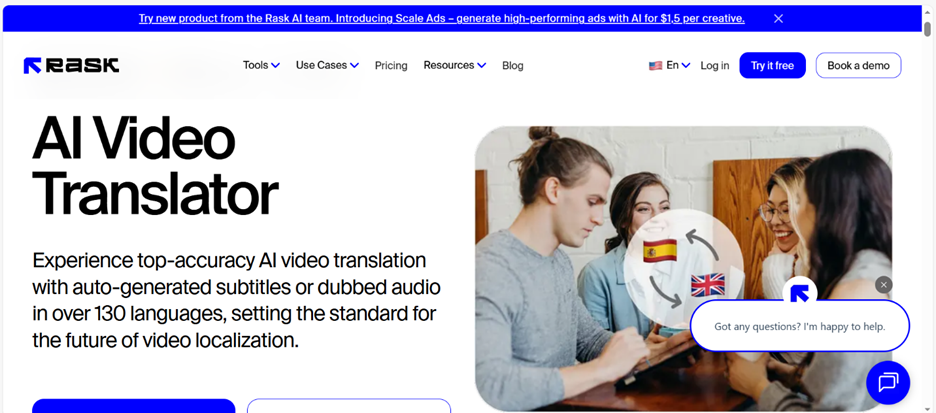 rask ai video translator