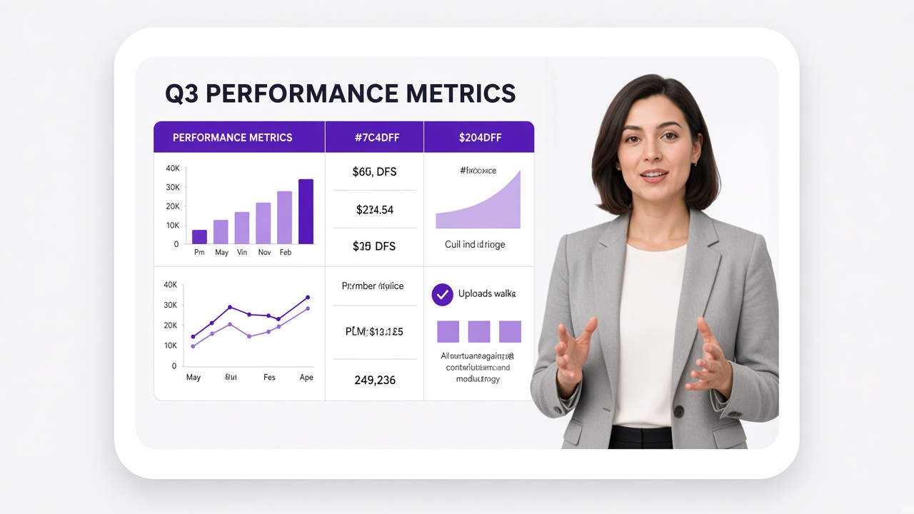 Add AI presenter and generate presentation video