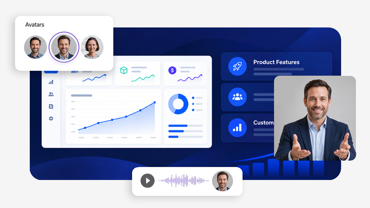 Add an AI presenter to your PowerPoint video