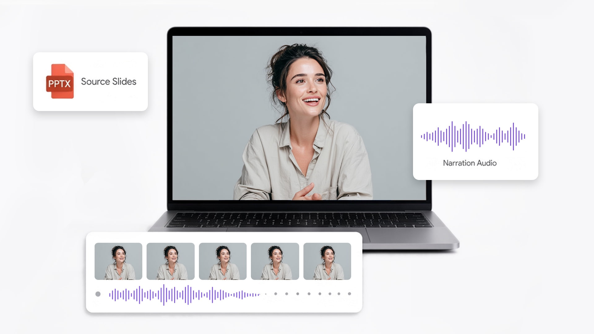 Sync PowerPoint slides with narration in one video