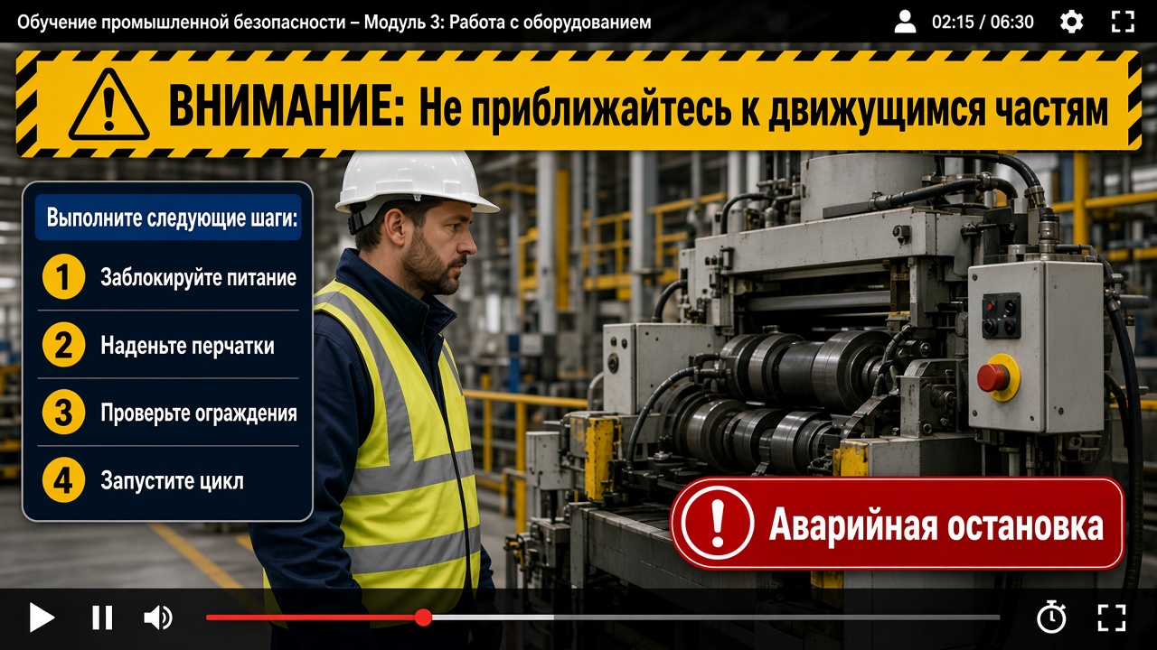 Russian instructions after visual translation
