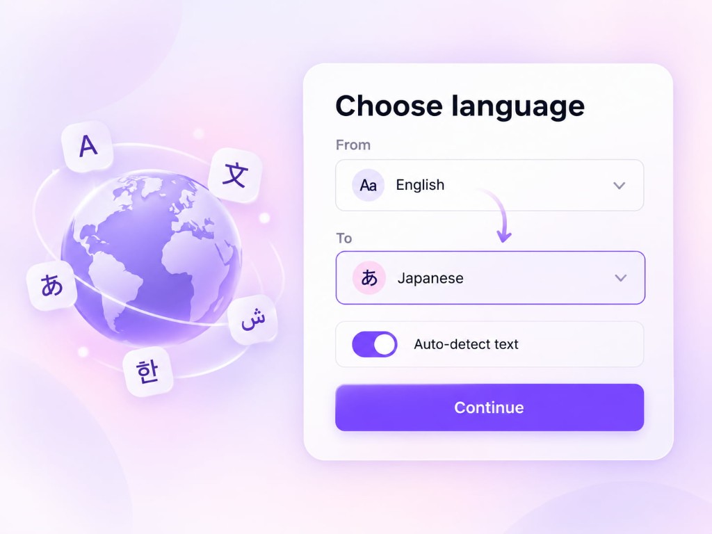 Choose Your Target Language