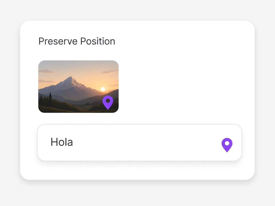 Preserve Position