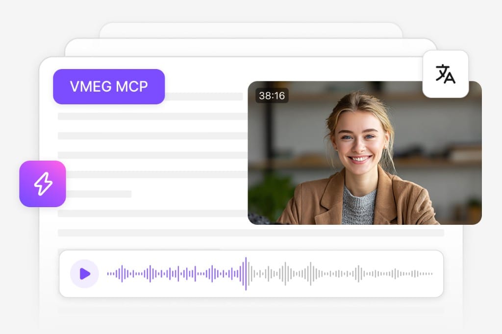 Shared VMEG credits and production engine across Claude MCP and vmeg.ai