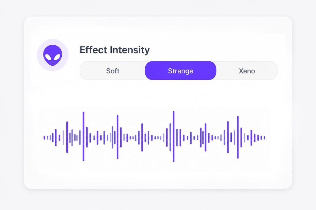 Alien voice changer Xeno creature preset