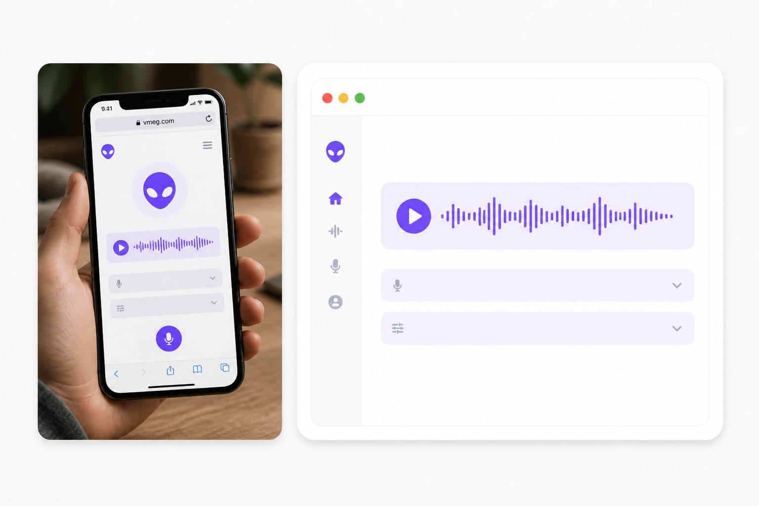 Alien Voice Changer online on mobile and desktop