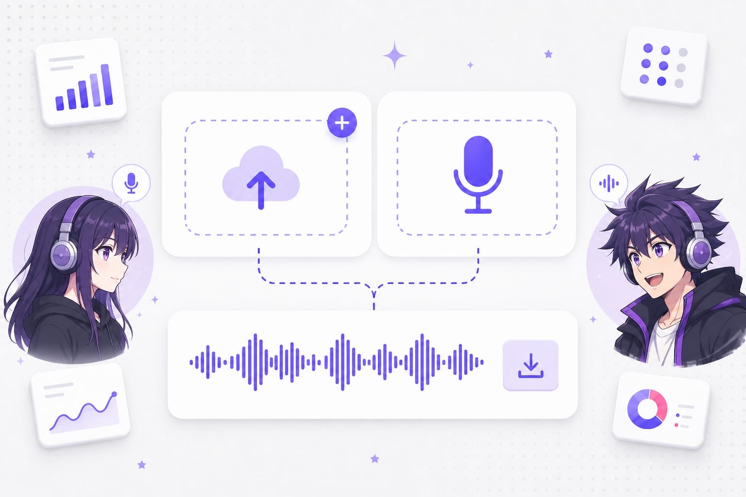Anime voice changer online free presets Soft Standard Hero