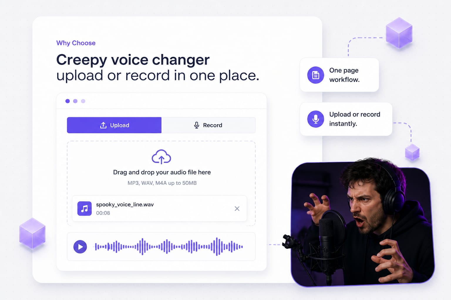 Creepy clown voice changer preset for horror skits
