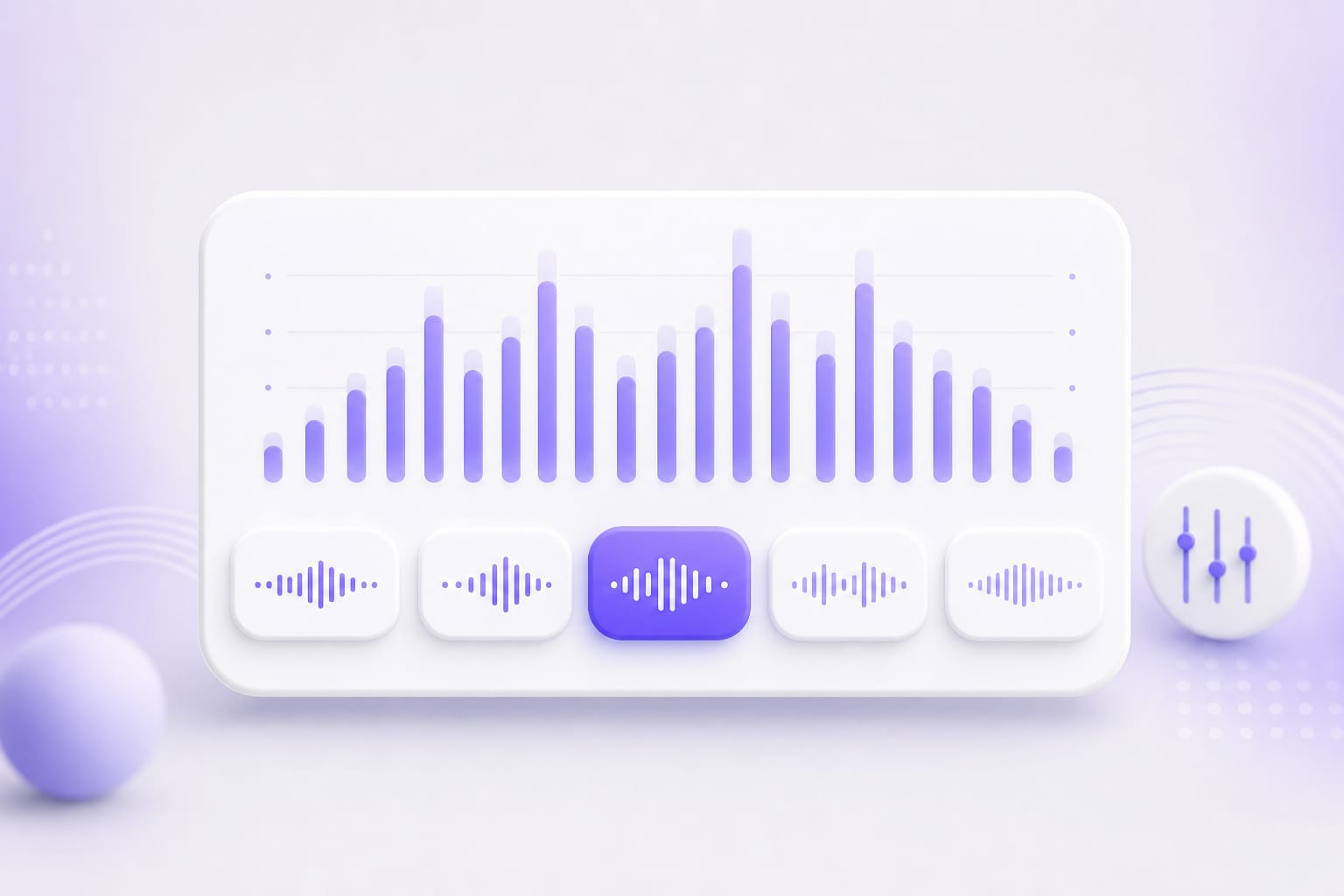 Choose EQ audio enhancement preset