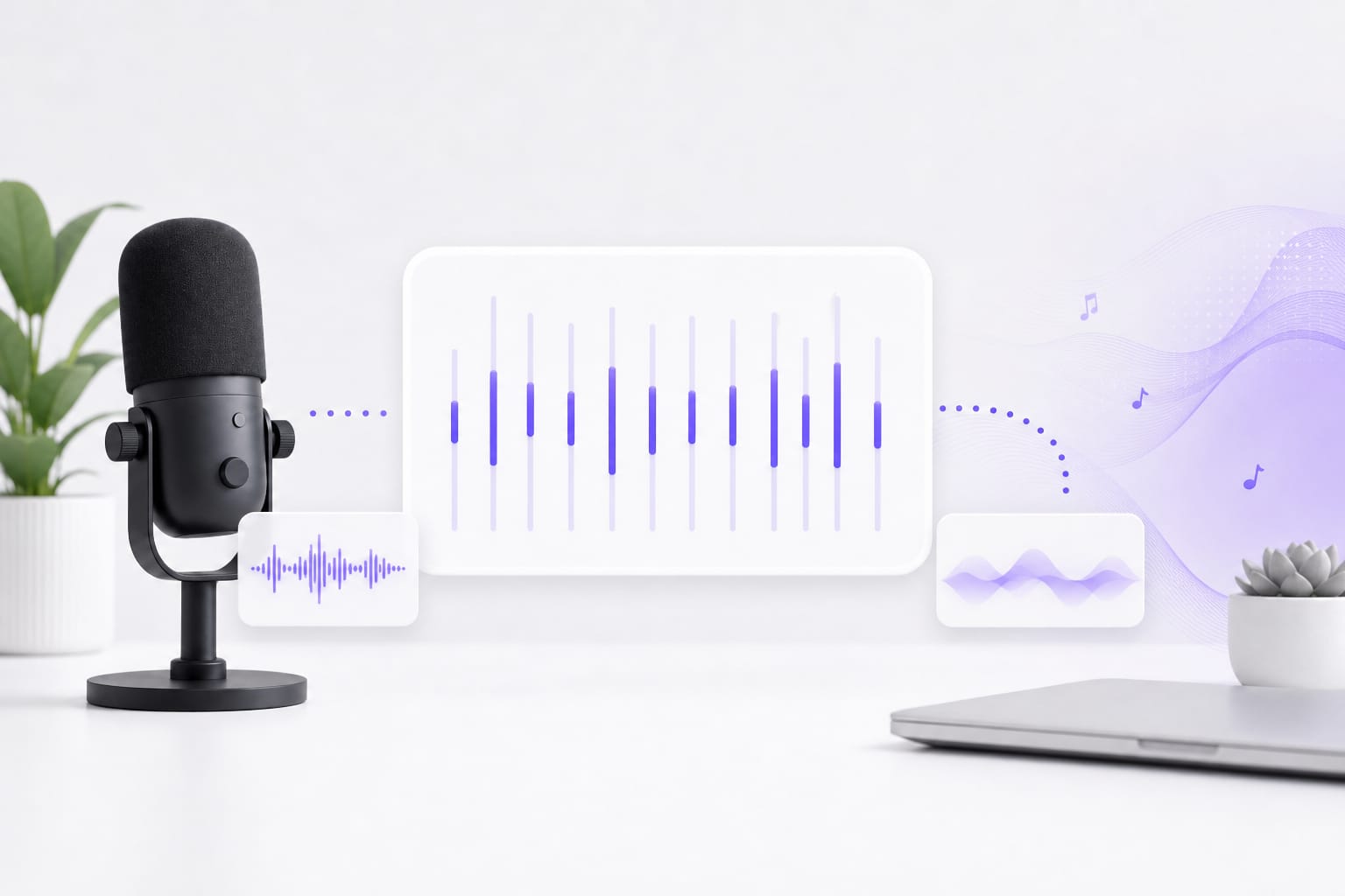 EQ audio presets for speech and music