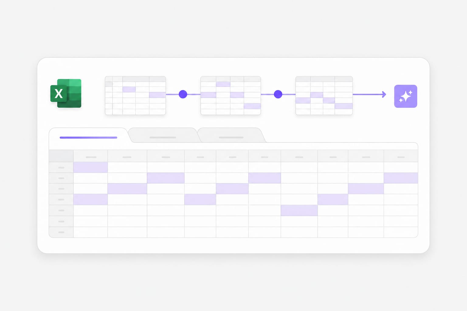 Multi-sheet Excel XLSX translation workflow