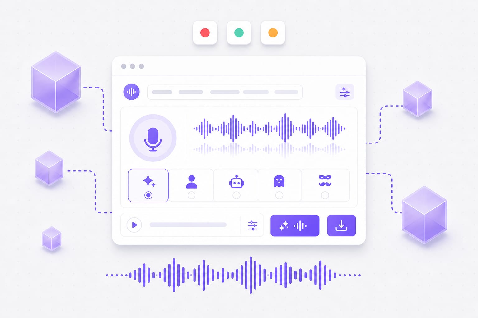 Voice changer Ghostface generate and download in the browser