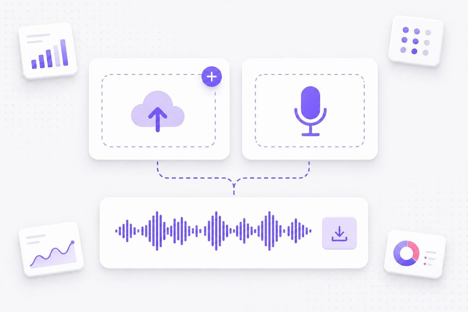 Upload or record audio for a ghostface voice changer online