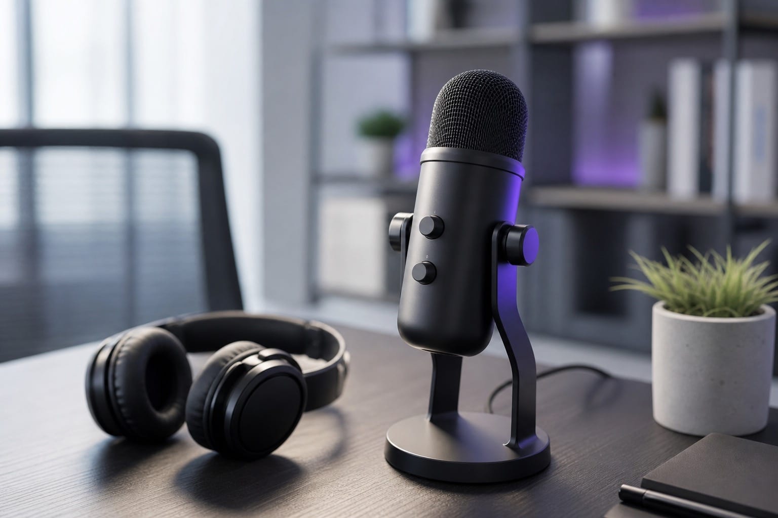 Call recording after microphone enhancement