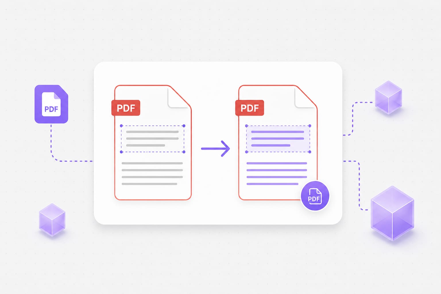 Fluxo PDF para PDF