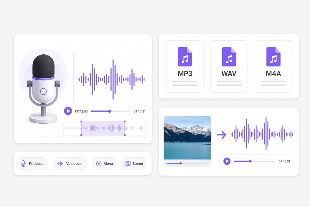 Upload any audio or video file to the online pitch changer