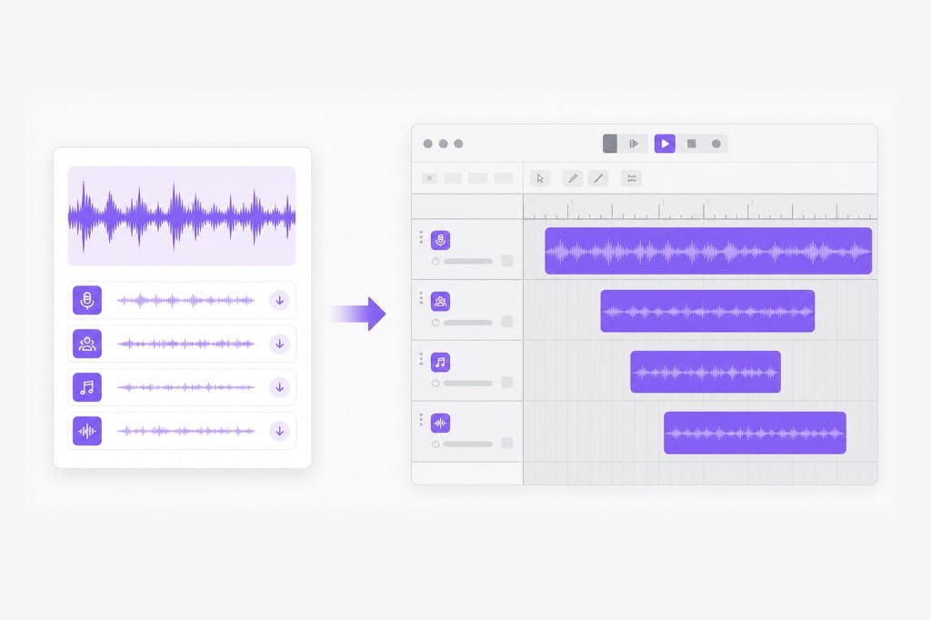 Preview cleaner vocal stem illustration