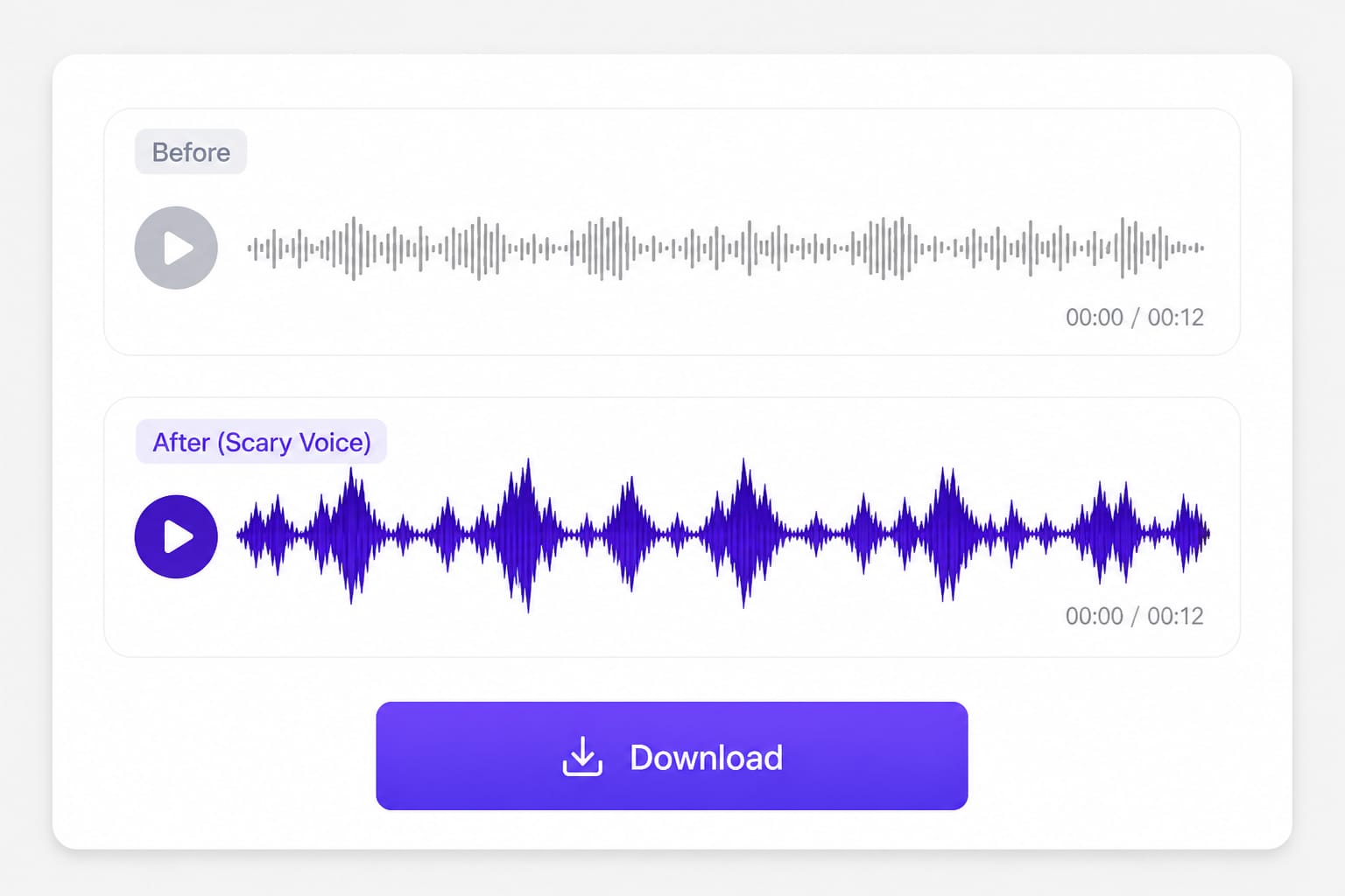 Scary voice changer export for horror mix