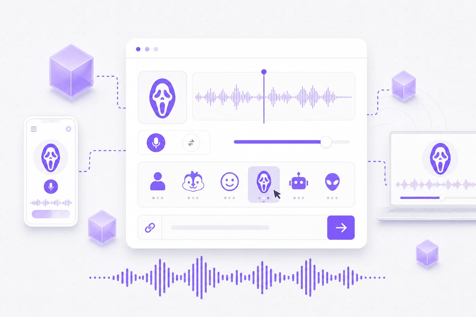 Voice changer from scream download MP3 WAV in browser