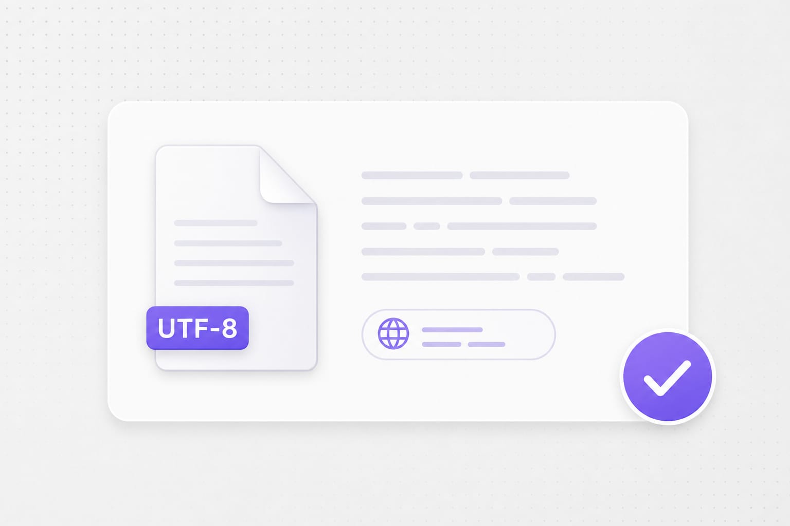 Ilustração de download TXT UTF-8