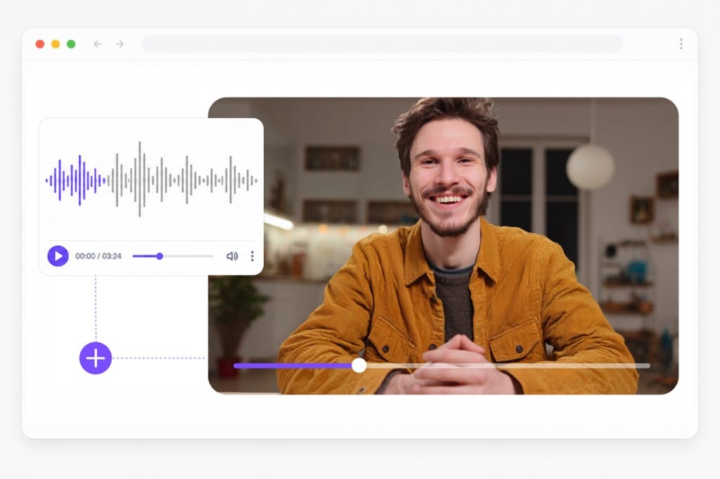 Preview merged video and audio in the browser
