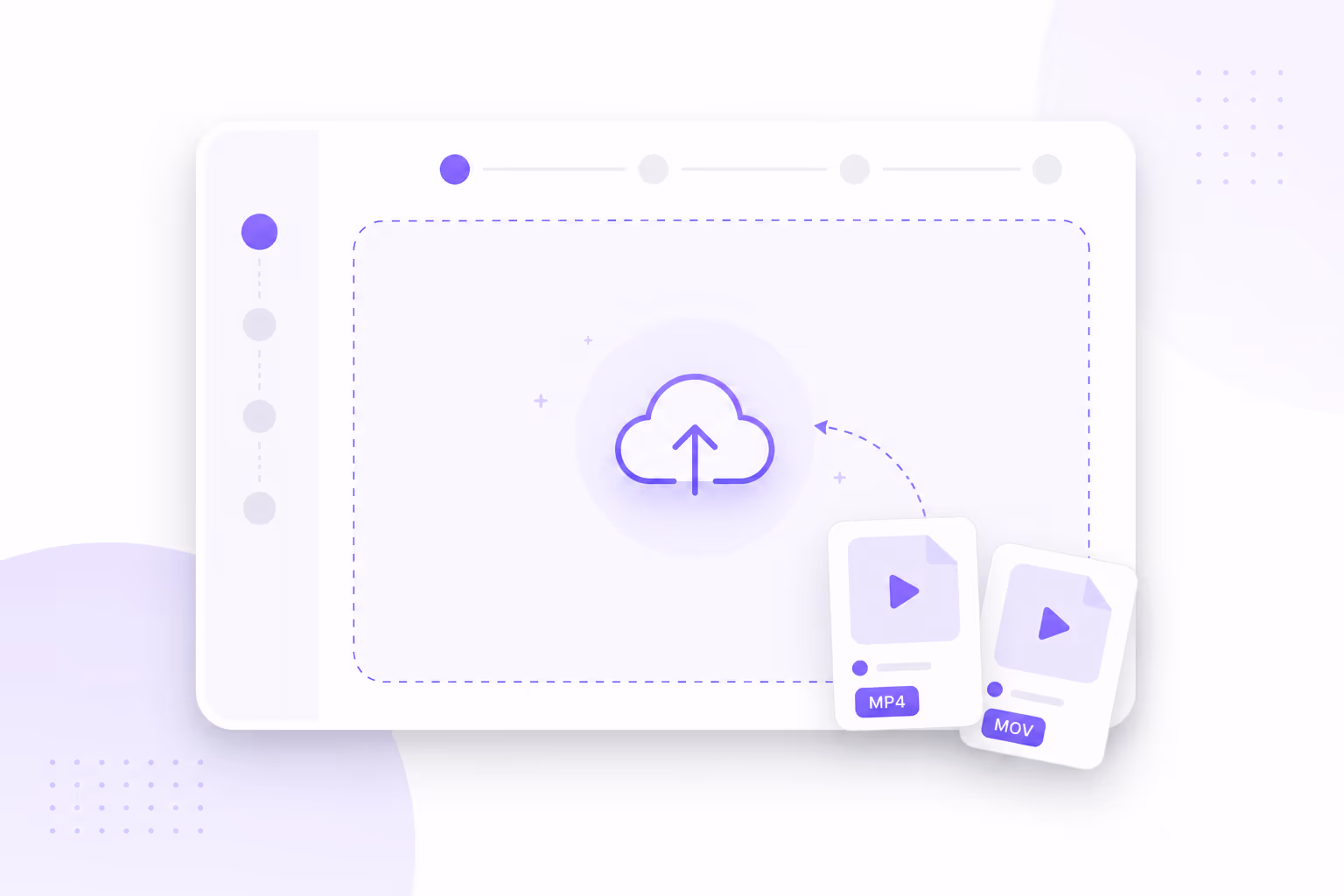Upload multiple video clips to the video merger