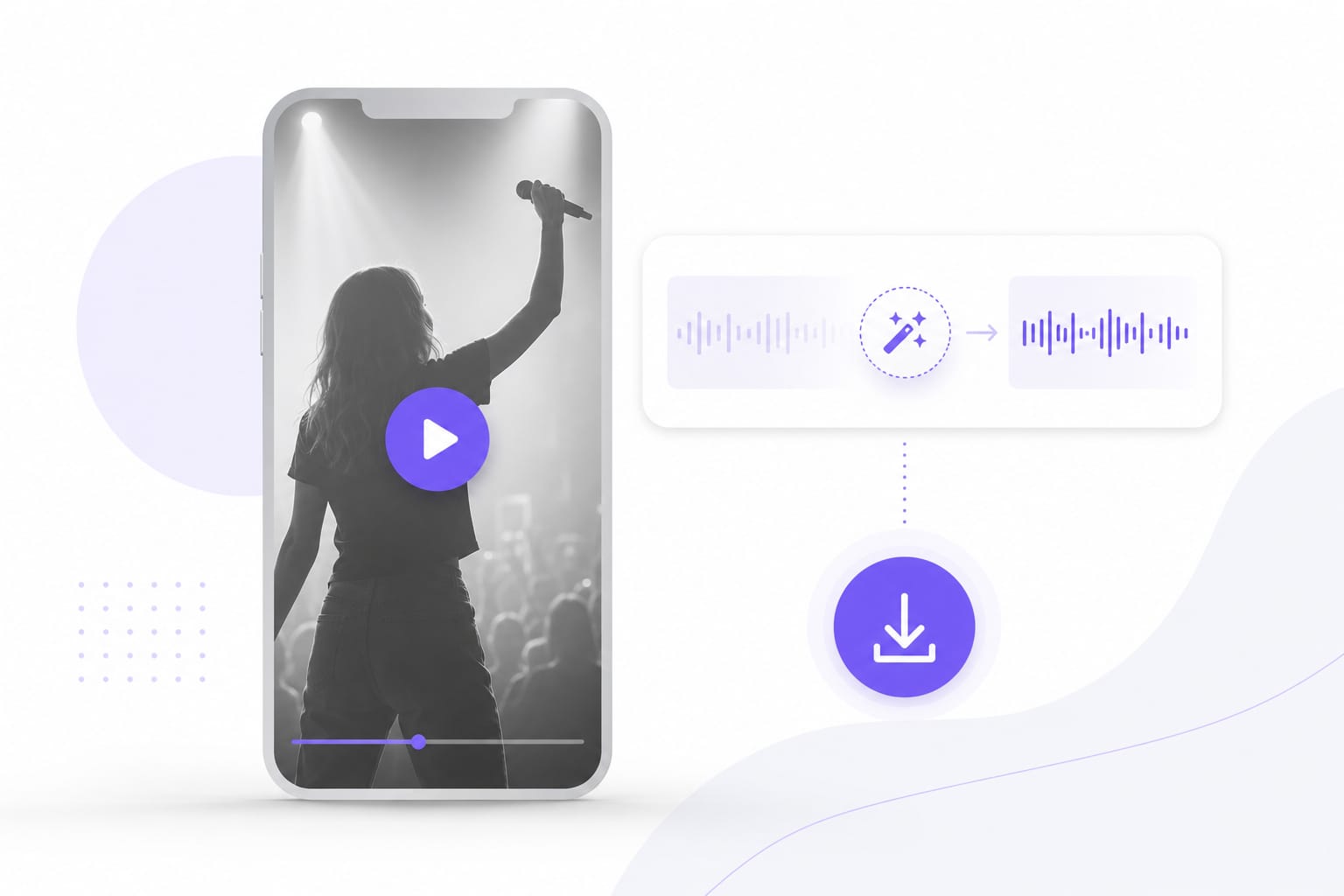 Karaoke download illustration