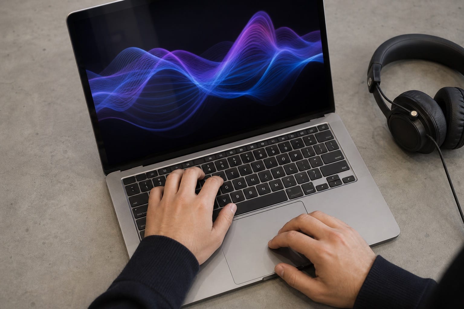 Harsh headset recording before equalization
