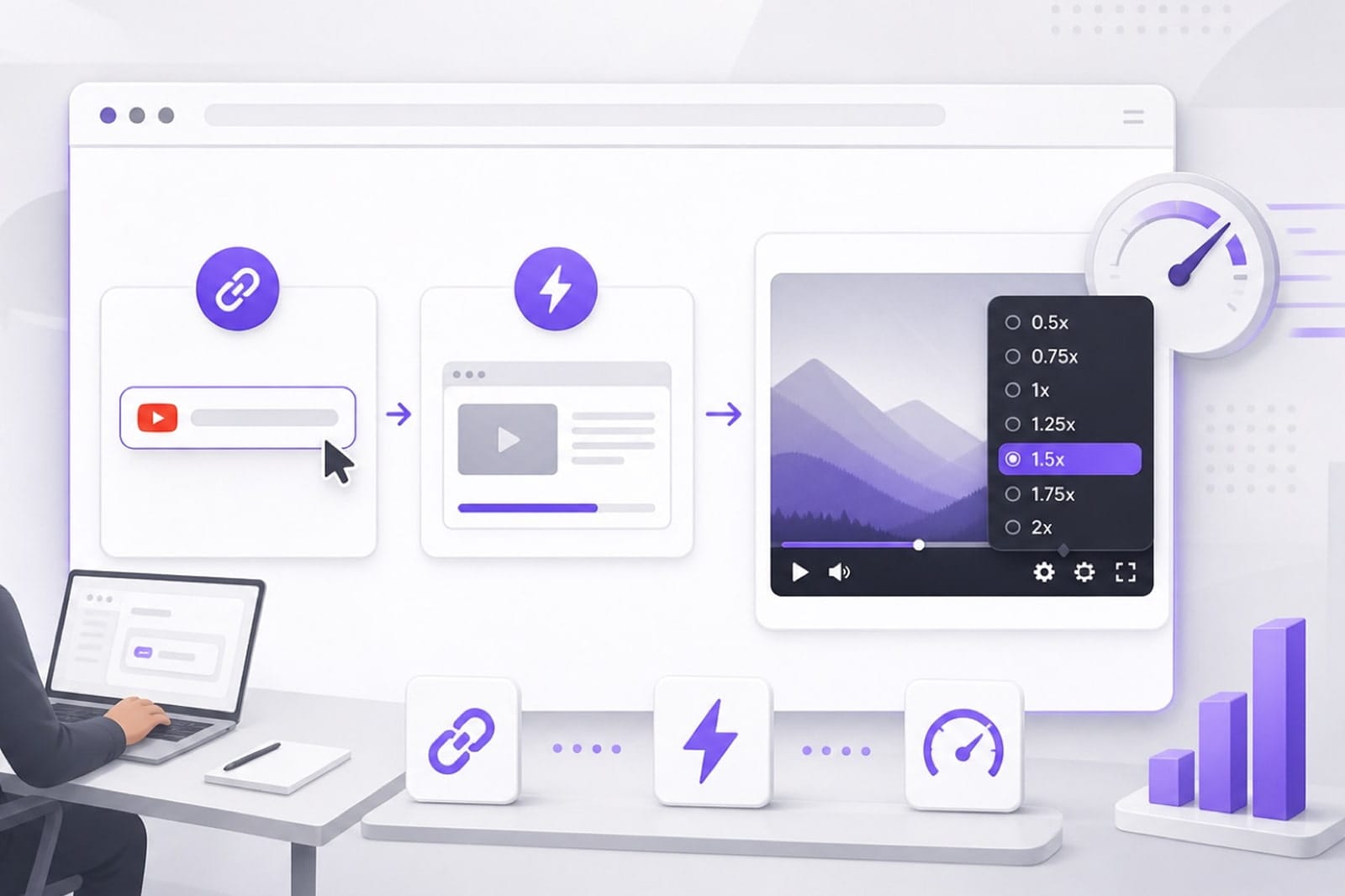 Free YouTube Speed Changer Online - Change YouTube Audio Speed